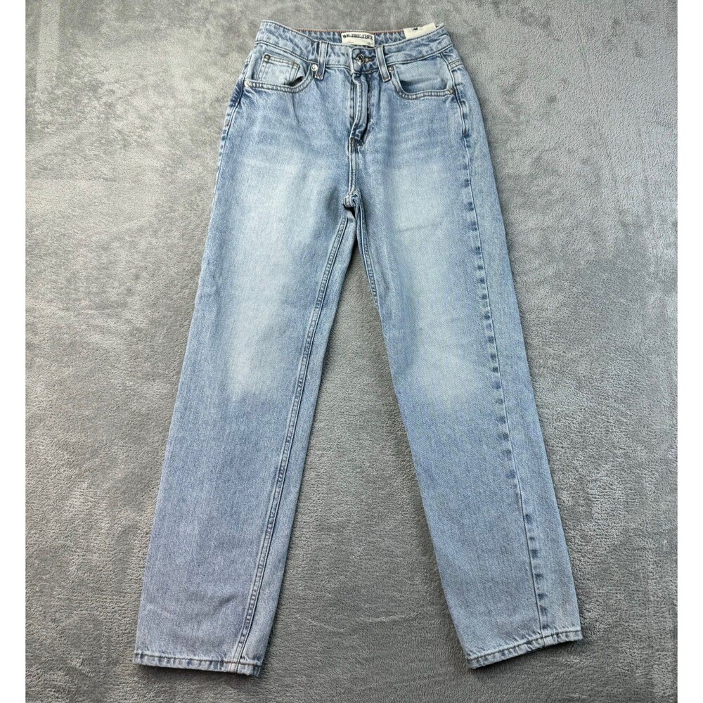 We The Free Jeans Woman's 24 Blue The Pacifica High Rise Slim Straight Leg Pants